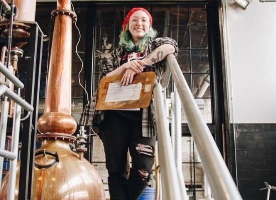 Danielle Lanza, Distiller at Philadelphia Distilling