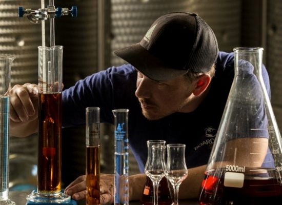 Image: Tim Mokes, Head Distiller and Production Manager at Boardroom Spirits