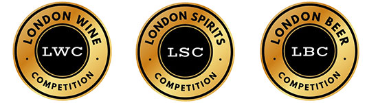 London Wine, Beer, and Spirits Competition Logos