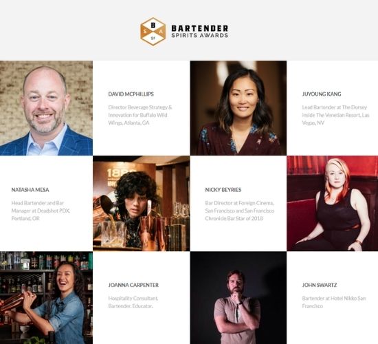 Bartender Spirits Awards Judges