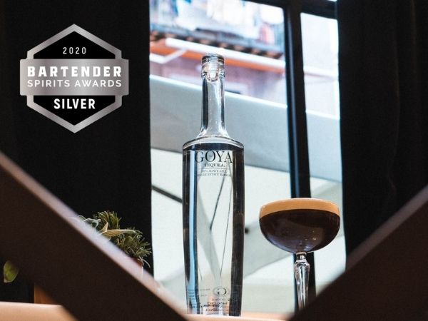 Goya Tequila won 89 points, a silver medal at the 2020 Bartenders Spirits Awards