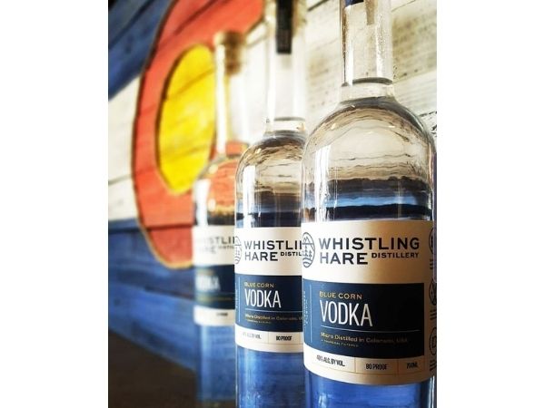 Whistling Hare Distillery Blue Corn Vodka