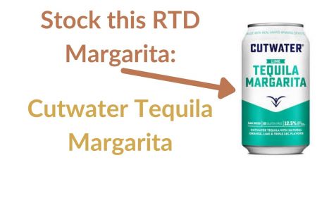 Photo for: Stock this RTD Margarita: Cutwater Tequila Margarita