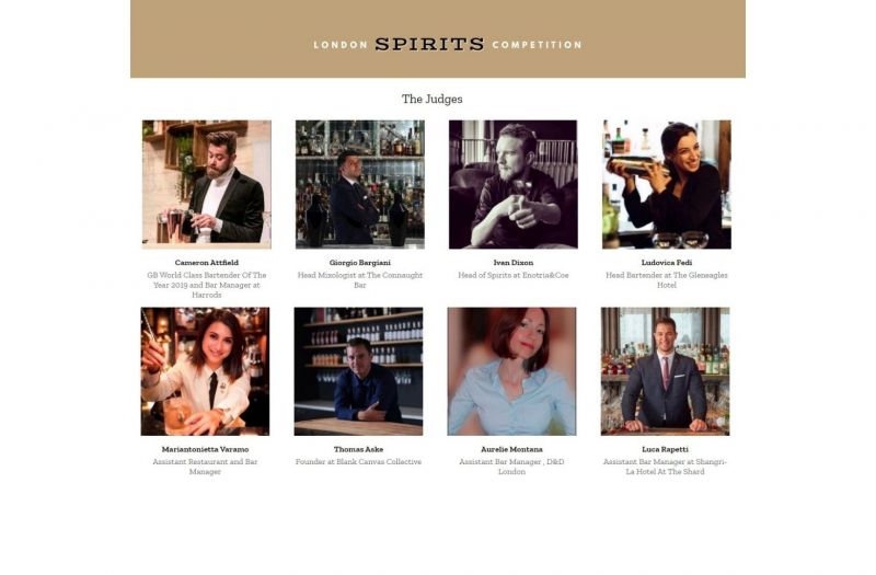 Photo for: Top bartenders and trade buyers to judge 2021 London Spirits Competition